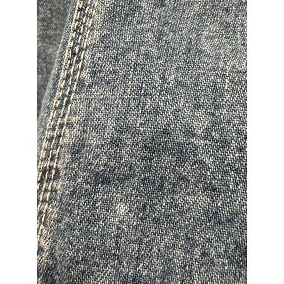 Vintage Gap 90s Denim Dress Women's Size 6 Button Front Sleeveless Retro Country - Picture 8 of 9